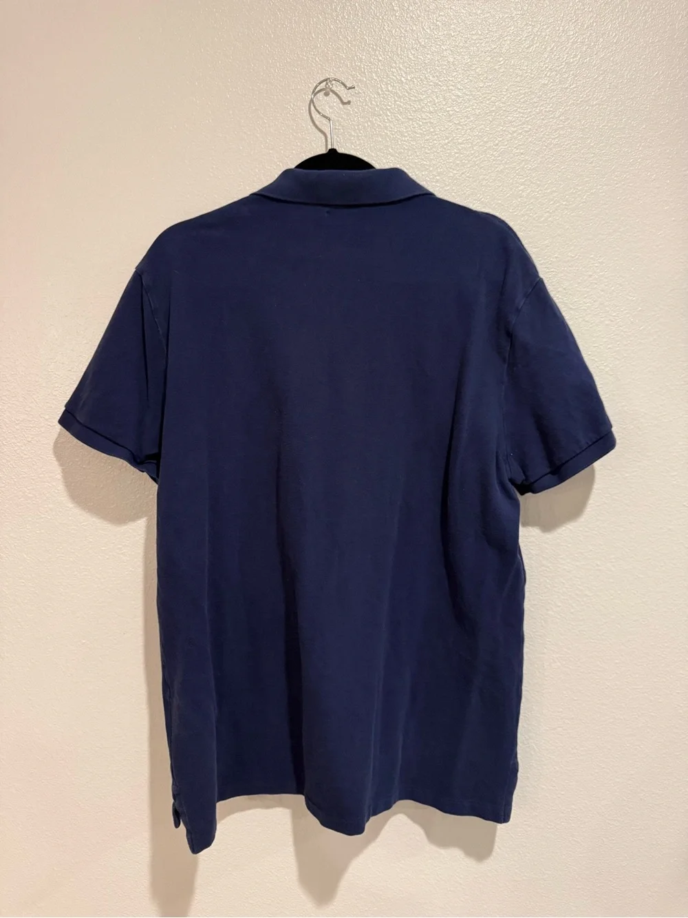 Ralph Lauren Polo Shirt in Navy with White Pony & Sleeve Number